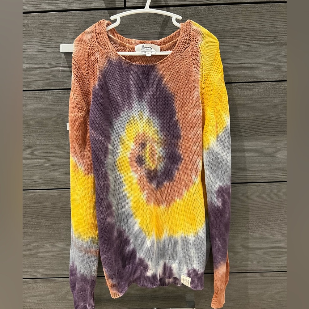Bonpoint tie dye knit sweater